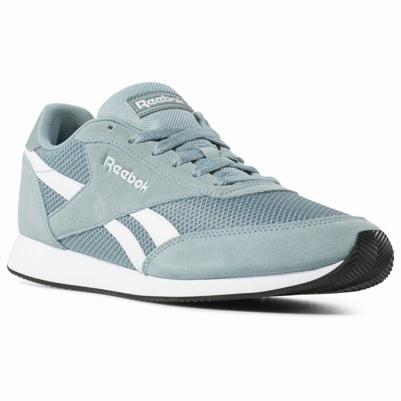Tenisi Reebok Royal Classic Jogger 2 Barbati Turcoaz/Albi Romania QP8651RG